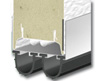 Sentinel garage door with weather seal
